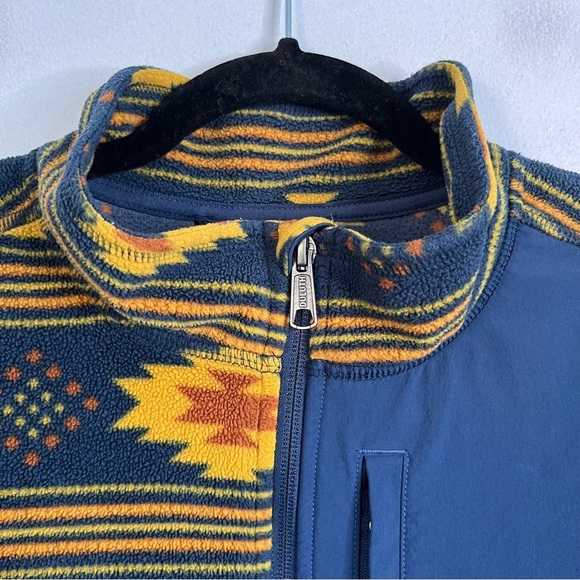 Duluth Trading Co Fleece 1/4 Zip MockJacket Southwest Pattern Relaxed Fit XL - Picture 3 of 8